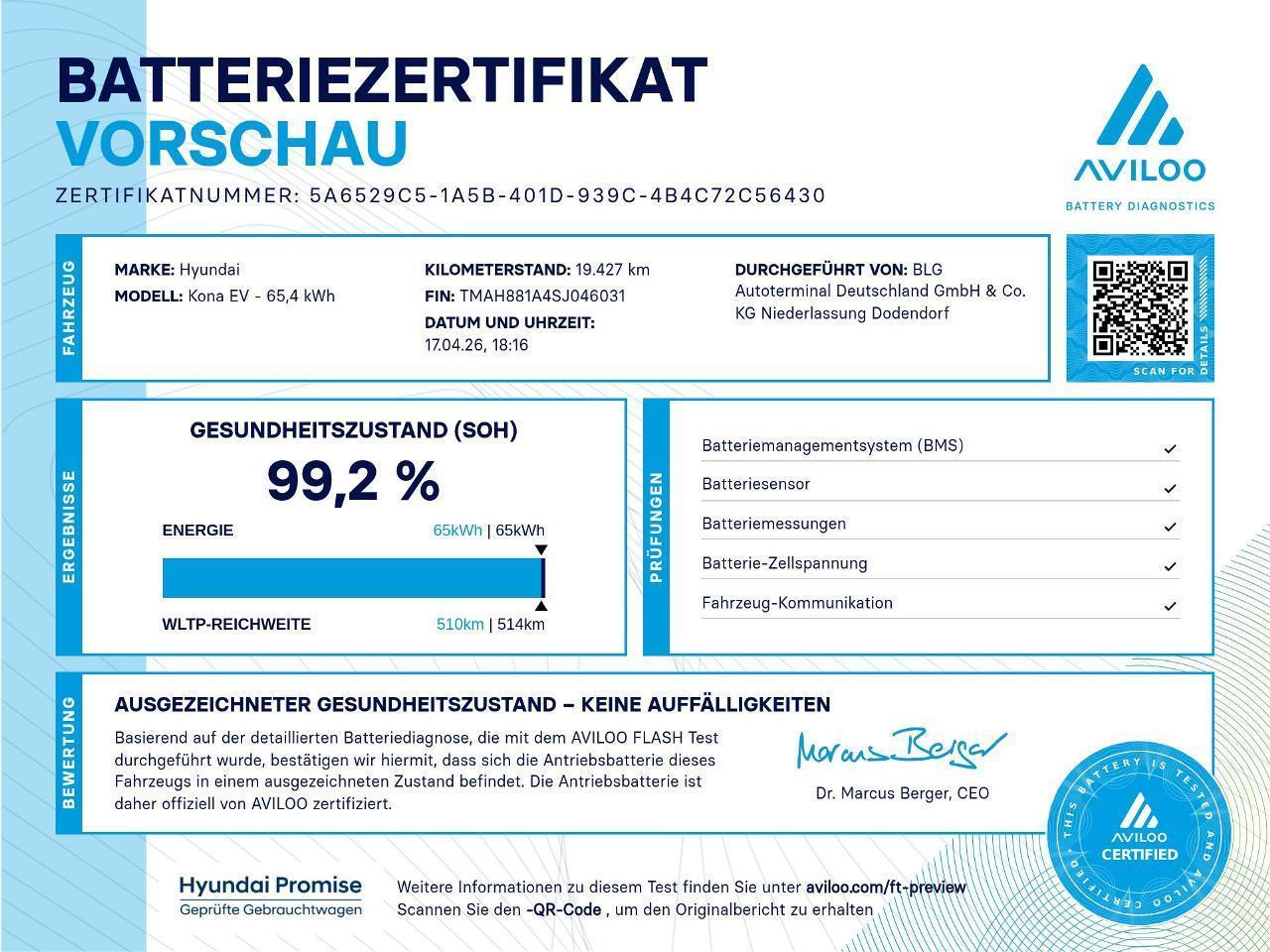 Bild 2 - KONA Elektro SX2 (MY25) EV 65,4kWh (218 PS) 2WD 