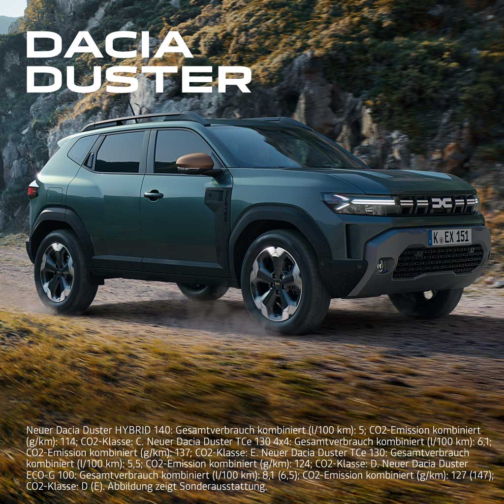 Dacia Duster Werbefoto