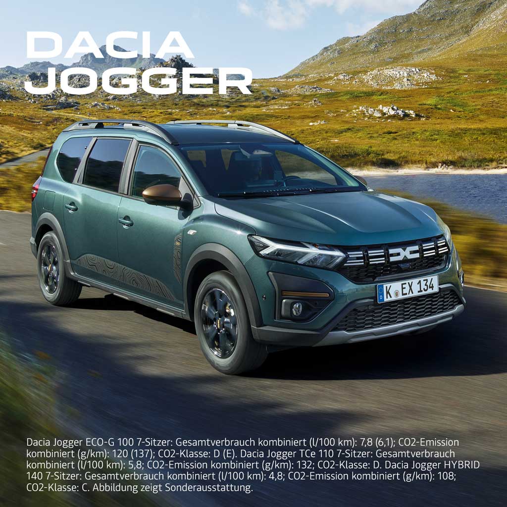 Dacia Jogger Werbefoto