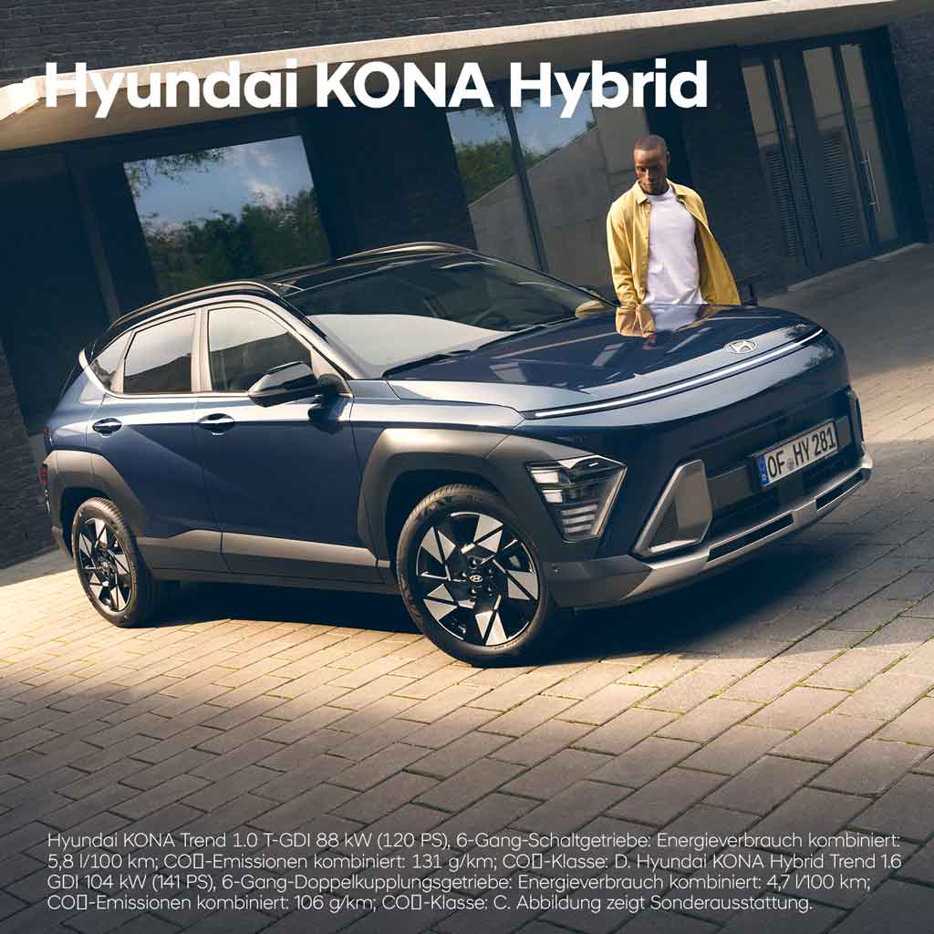 Hyundai KONA Hybrid Werbefoto