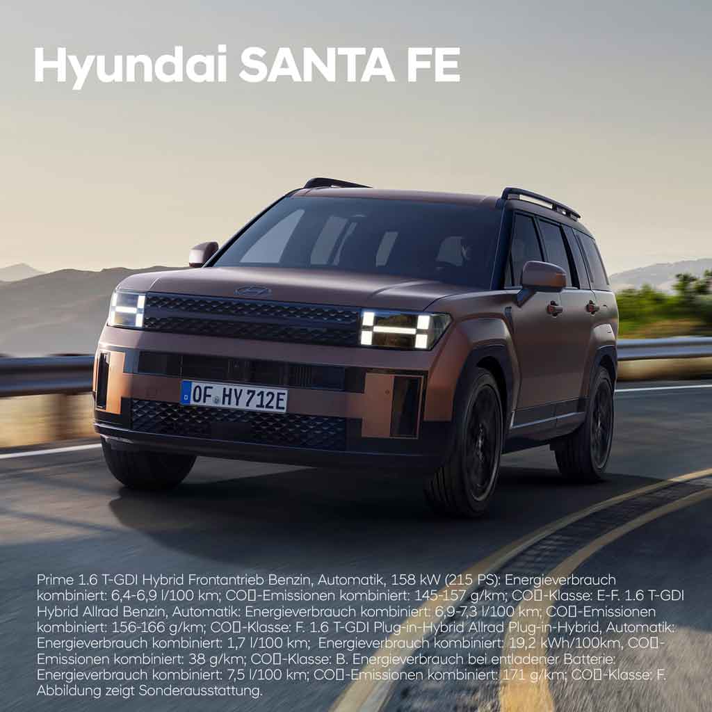 Hyundai SANTA FE Werbefoto