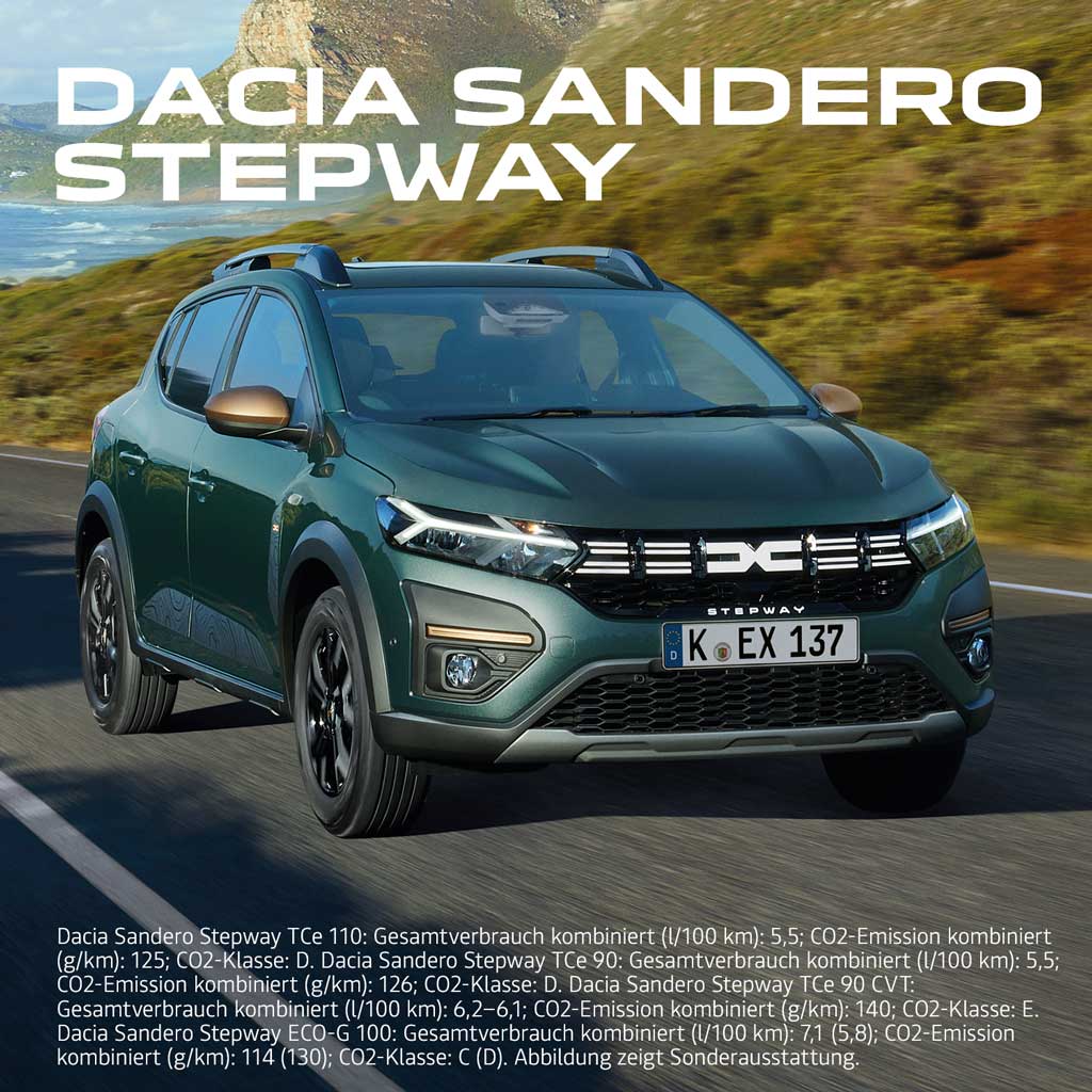 Dacia Sandero Stepway Werbefoto