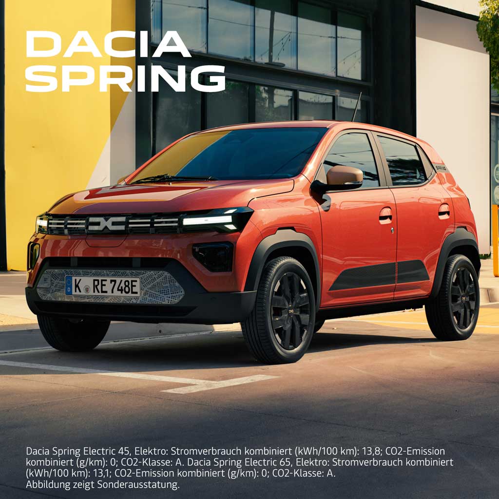 Dacia Spring Werbefoto