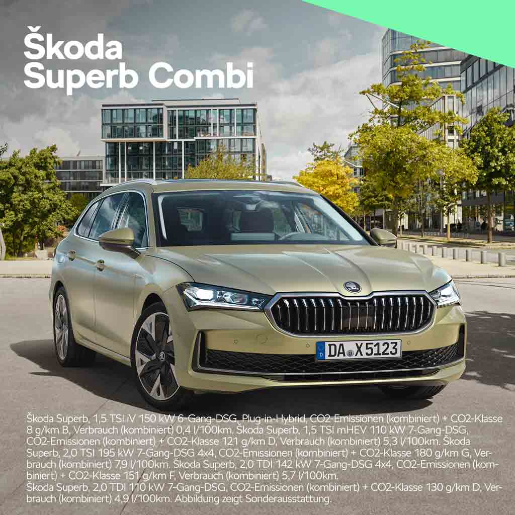 Skoda Superb Combi Werbefoto