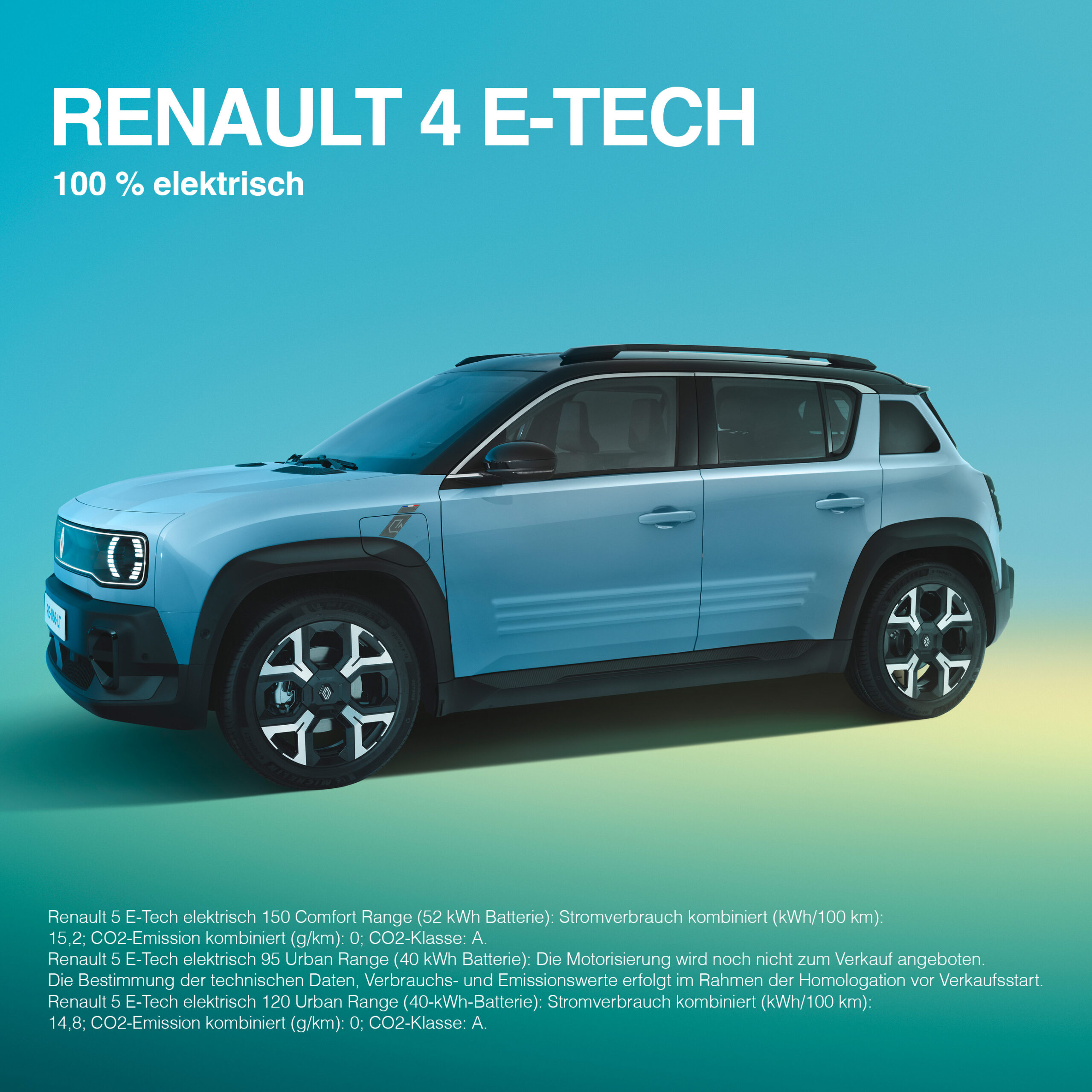 Renault 4 E-Tech Werbefoto