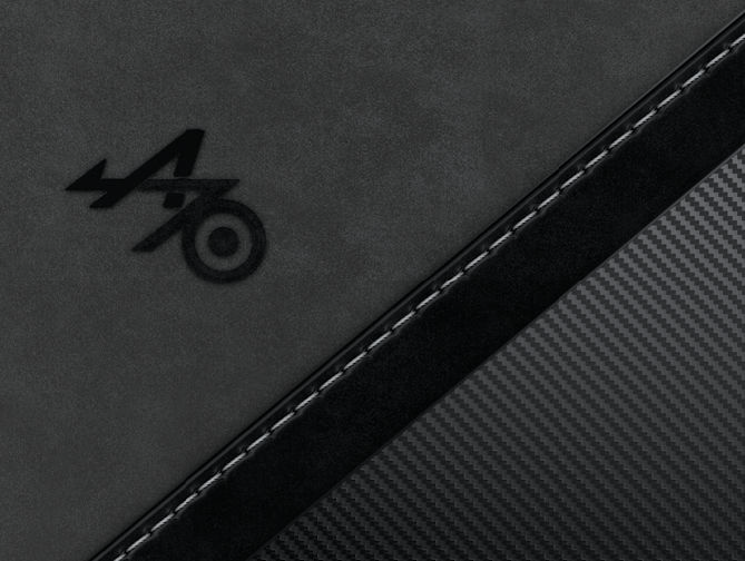 Alpine A110 R Sitzbezug-Detailaufnahme