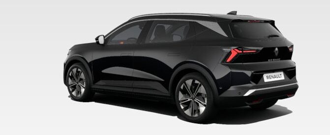 Renault Scenic in weissem Raum Heckansicht..
