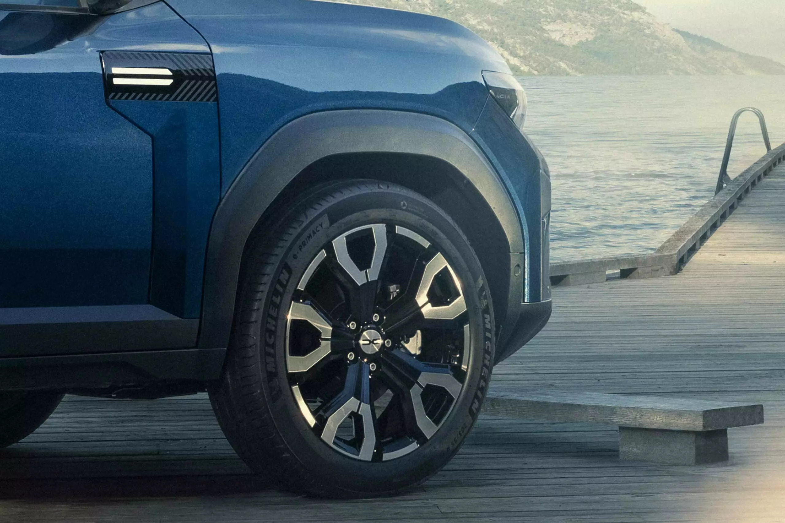 Dacia Bigster Radansicht.