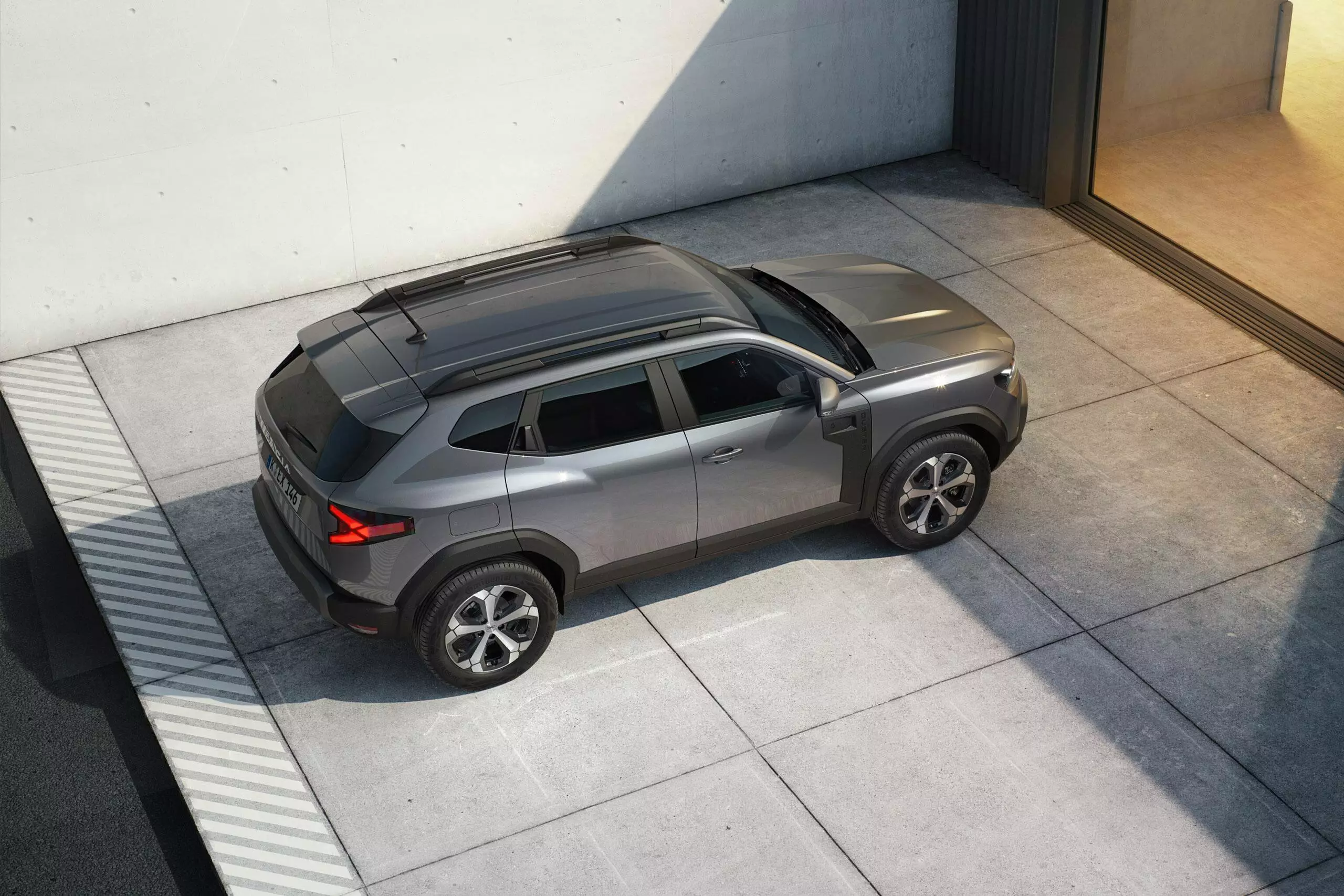 Dacia Duster von oben.
