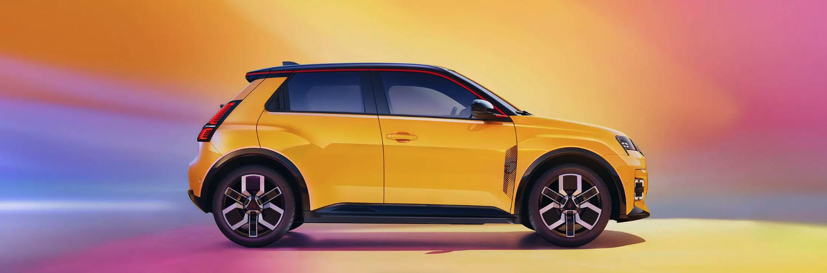 Renault 5 E-Tech Produktbild.