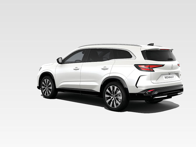 Renault Espace Techno Full Hybrid E-Tech 200 5-Sitzer Heckansicht