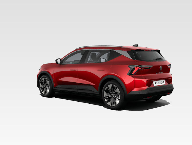 Renault Scenic E-Tech elektrisch Heckansicht