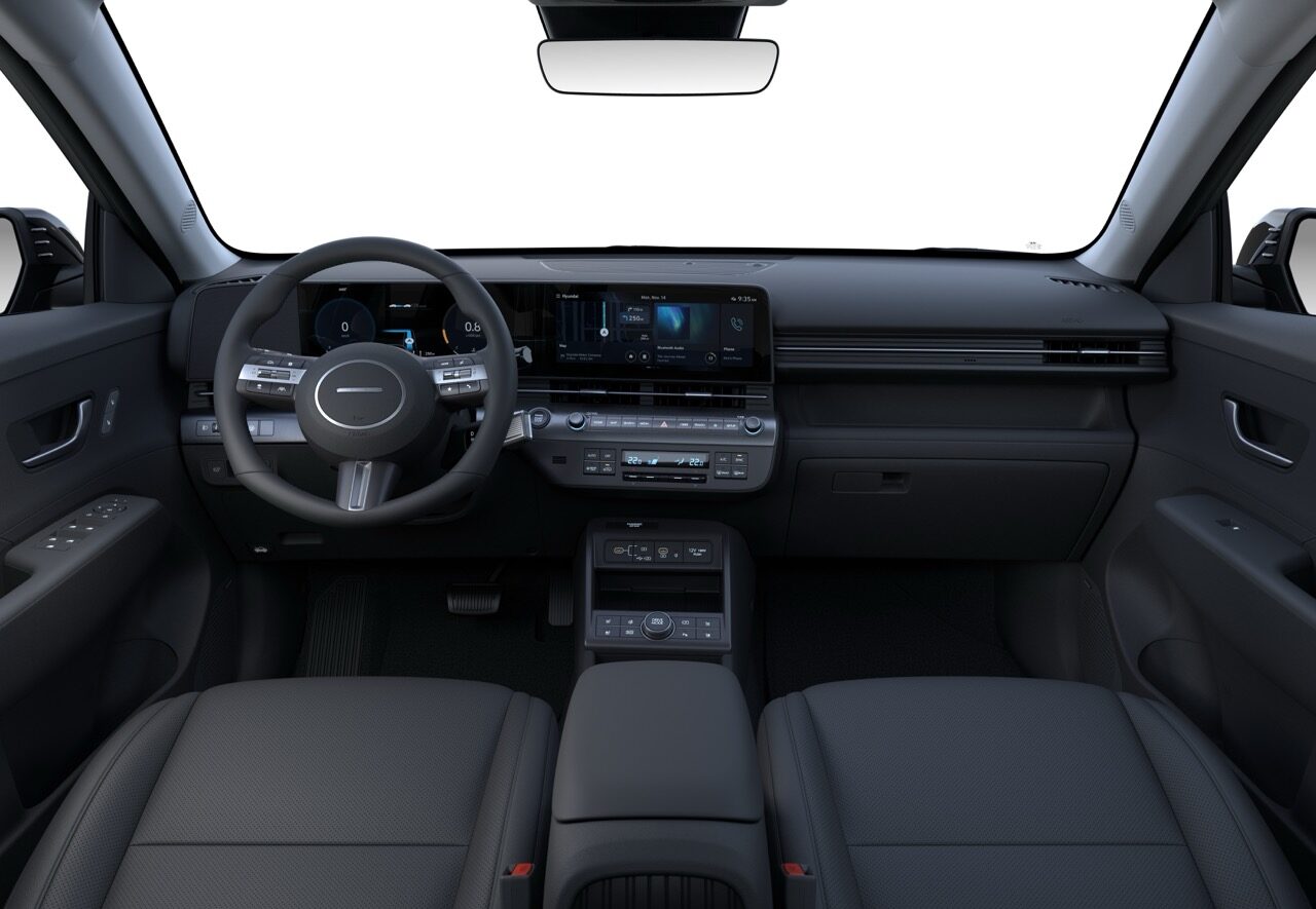 Hyundai Kona cockpit.