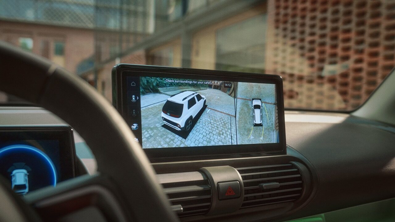 Hyundai Inster Einparkkamera.