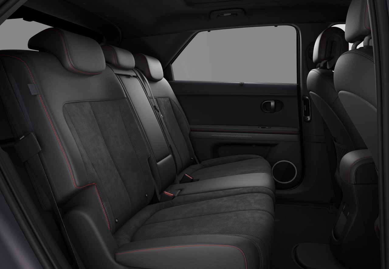 Ioniq 5 Interieur Rücksitze.