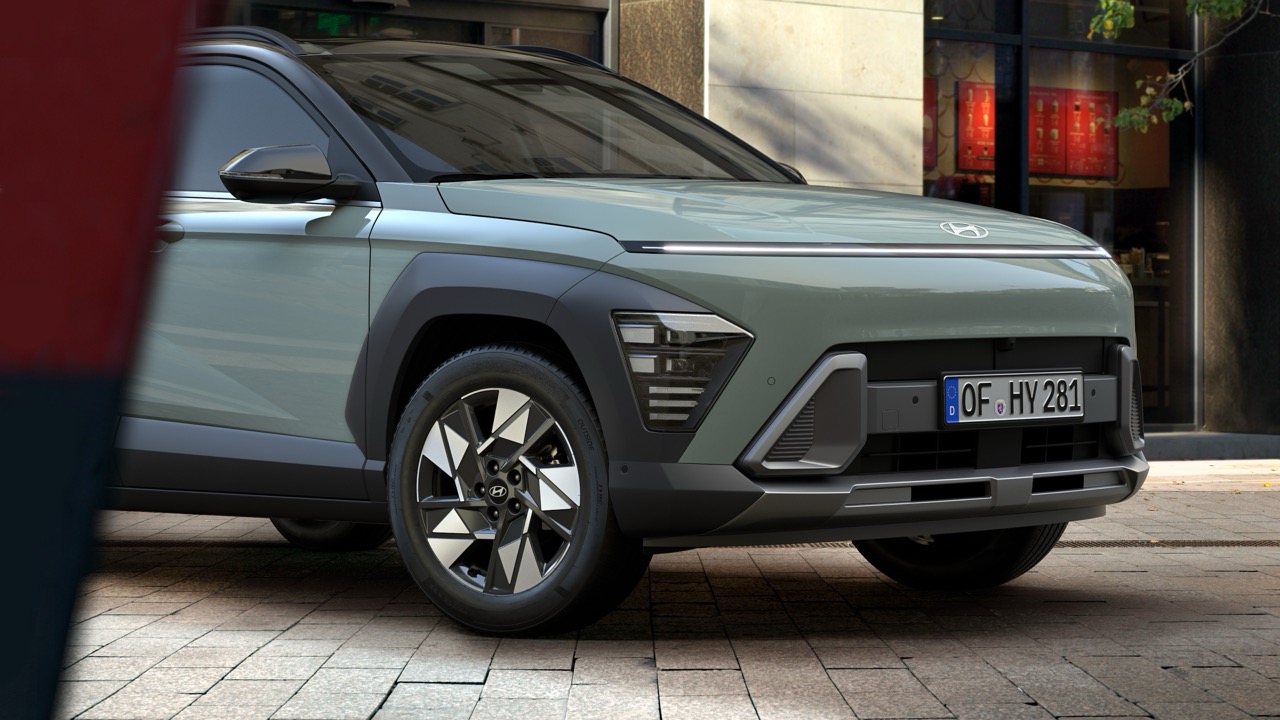 Hyundai Kona Frontansicht.