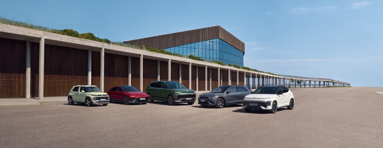 Hyundai Range Ioniq 6, Ioniq 9, Ioniq 5, Kona Elektro.