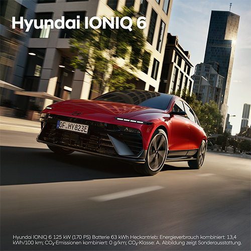 Hyundai IONIQ 6 Werbefoto