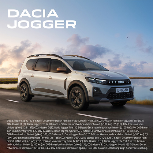 Dacia Jogger Werbefoto