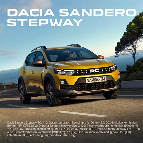 Dacia Sandero Stepway Werbefoto