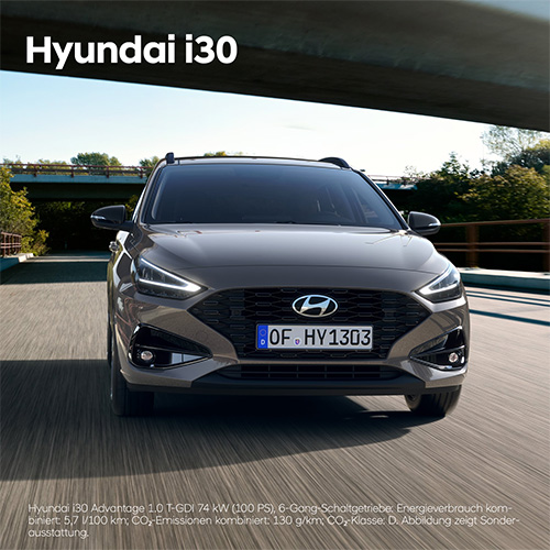Hyundai i30 Werbefoto