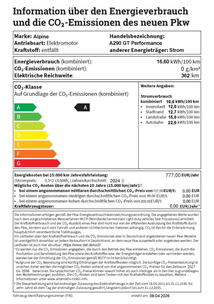 Alpine A290 Exposé-Bild 48