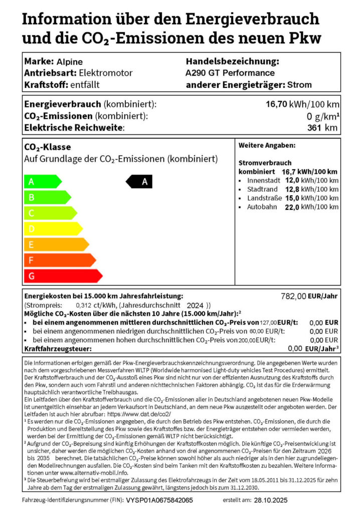 Alpine A290 Exposé-Bild 45